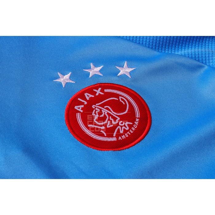 Chandal de Sudadera del Ajax Nino 2020-21 Azul - Haga un click en la imagen para cerrar